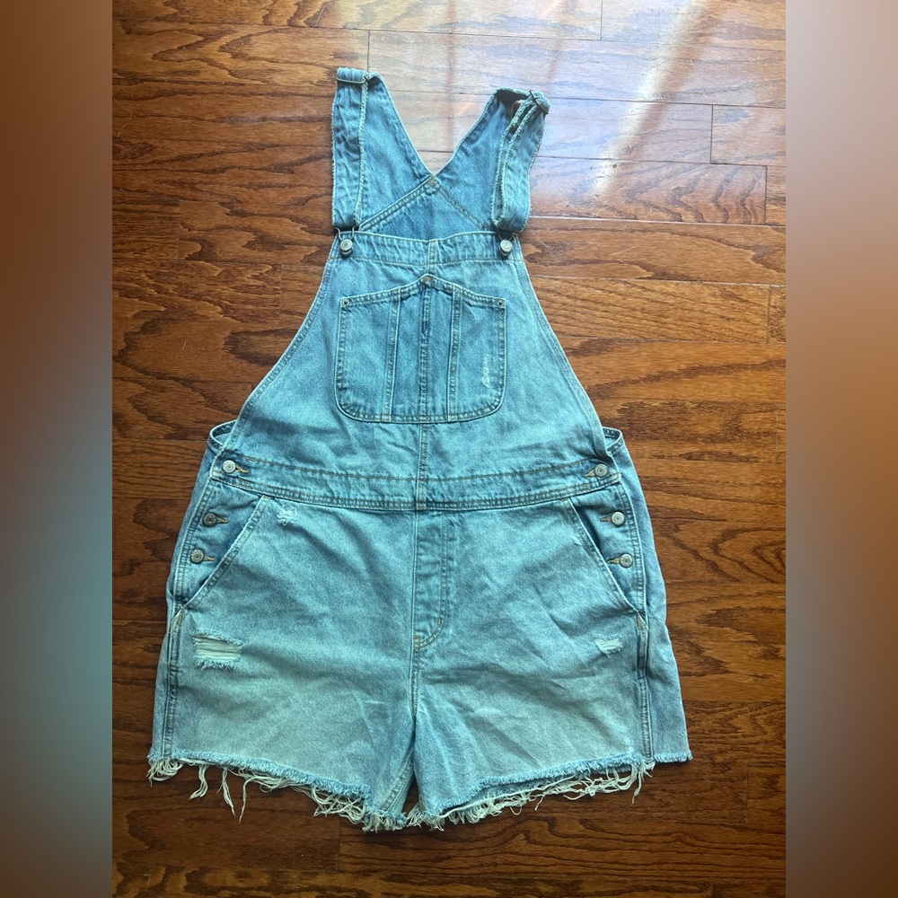 Old Navy Light Blue Denim Overalls